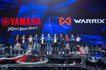ยามาฮ่าจับมือพันธมิตร Warrix แบรนด์ชุดกีฬาชั้นนำของประเทศไทย เปิดฟลอร์แฟชั่นโชว์ พร้อมผุดแคมเปญสุดคูล ซื้อ FAZZIO รับฟรี!! เสื้อบอล Jersey ทีมชาติไทย