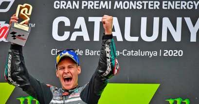 “กวาร์ตาราโร่” คืนฟอร์มเก่ง บิด M1 คว้าแชมป์ คาตาลุนญ่า คัมแบ็กจ่าฝูง โมโตจีพี