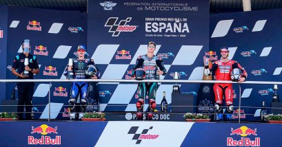 "ยามาฮ่า" สุดแรงคว้า 1-2 สแปนิช กรังด์ปรีซ์ "กวาร์ตาราโร่" เข้าวินประเดิมชัยชนะครั้งแรกโมโตจีพี "บีญาเลส" ซิวโพเดี้ยมอันดับ 2