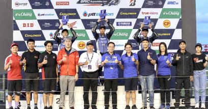 “เอฟ” พงศ์สถิต แสนหลวง ยืนหนึ่งจ่าฝูง คว้าชัย R3 bLU cRU Thailand สนามสุดท้ายเรซ 1