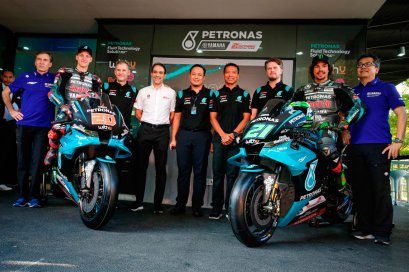 “ปิโตรนาส ยามาฮ่า เอสอาร์ที” เปิดผ้าคลุม M1 “กวาตาร์ราโร่” บิดรถใหม่อัพเลเวล