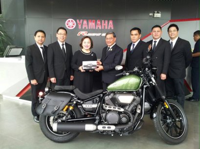 ยามาฮ่าส่งมอบรถจักรยานยนต์ยามาฮ่าบิ๊กไบค์ Bolt R 