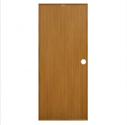 ประตูแชมป์ 70x200 P1 ลายไม้สักทอง(เจาะ)