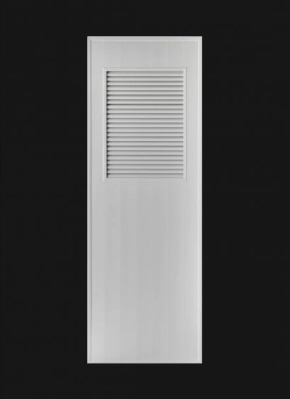 ประตูพีวีซี BATHIC ขนาด 70x180 (ไม่เจาะ) สีเทา B3