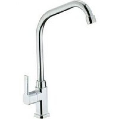 ก๊อกซิ้งค์บนเคาน์เตอร์ AQUAFLEX WR 99553C(S) ด้ามปัด Boris