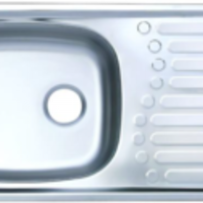 อ่างซิงค์สเตนเลส 1 หลุม สะดือ B PREMA PM860SD2B