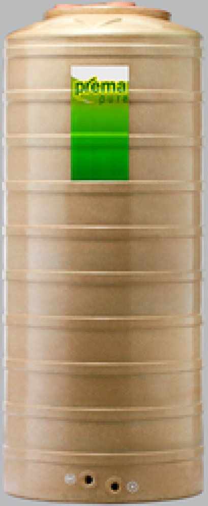 ถังเก็บน้ำบนดิน PREMA PMJ1000S สีแซนสโตน ขนาด 1000 ลิตร