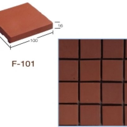 กระเบื้องKenZai กระเบื้องเอ็กซ์ทรูด ไทล์ 100 x 100 x 16 มม.