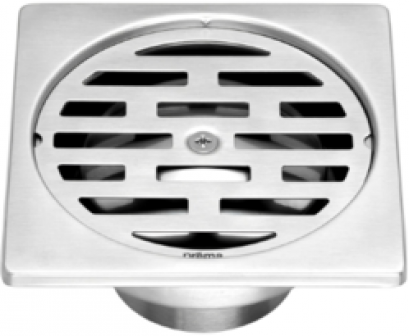 ตะแกรงกันกลิ่นสเตนเลสเหลี่ยมติดตั้งกับท่อพีวีซี PREMA PM642Z2P(HM)