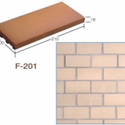 กระเบื้องKenZai กระเบื้องเอ็กซ์ทรูด ไทล์ 100 x 210 x 16 มม.