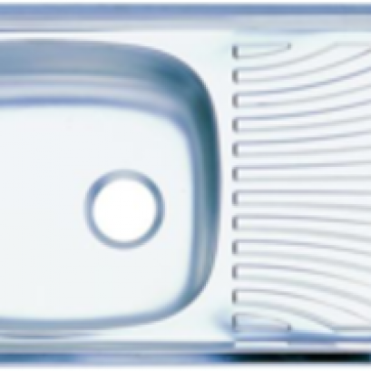 อ่างซิงค์สเตนเลส 1 หลุม สะดือ B PREMA PM820SD2B