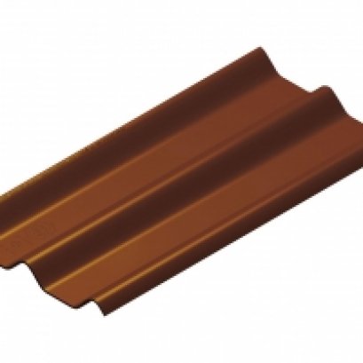 หลังคาไฟเบอร์ซีเมนต์ เอสซีจี รุ่น ลอนคู่ไฮบริด 50x150x0.55 เปลือกมังคุด