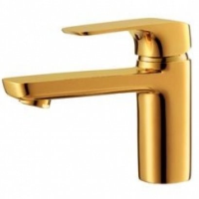 ก๊อกเดี่ยวอ่างล้างหน้าแบบก้านโยก COTTO CT1142A#GR รุ่น ซีรอคโค เซนส์ สีทอง