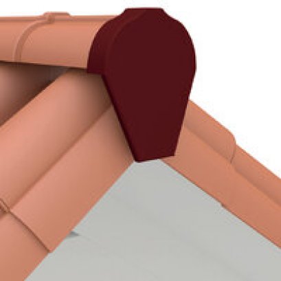 ครอบปิดจั่ว ดินเผา เอสซีจี รุ่นเทอราคอตตา สีพามิลล่า