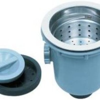 สะดืออ่างซิงค์ แบบตระกร้าสเตนเลส PREMA PM407(HM) (สะดือ D )