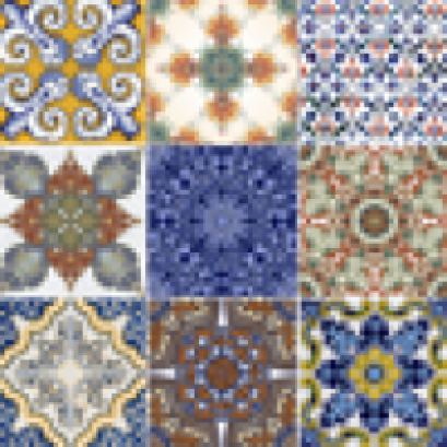 60 x 60 กระเบื้องดูราเกรส Isabel Colorful A