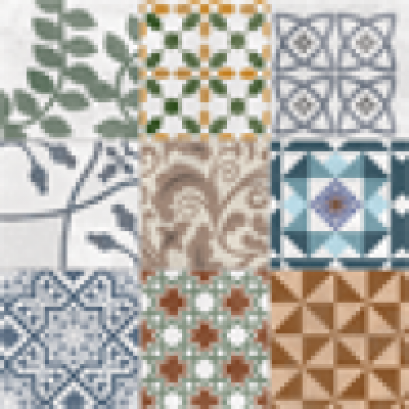 60 x 60 กระเบื้องดูราเกรส Santa Fe Colorful A