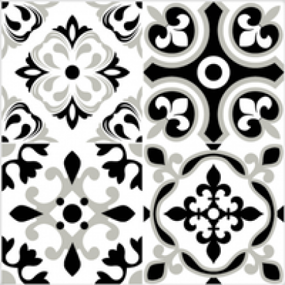 FT 40x40 อะลาดิน คลาสสิค ดำ (ซาติน) PM