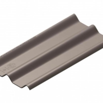 หลังคาไฟเบอร์ซีเมนต์ เอสซีจี รุ่น ลอนคู่ไฮบริด 50x120x0.55 สีเทาศิลา