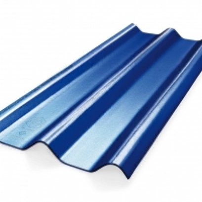 หลังคาไฟเบอร์ซีเมนต์ เอสซีจี รุ่น ลอนคู่ไฮบริด 50x150x0.55น้ำเงินประกายมุก
