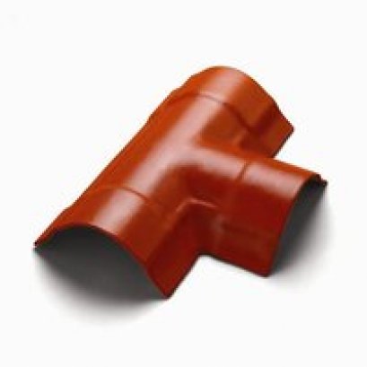 ครอบ 3 ทาง T ไฟเบอร์ซีเมนต์ เอสซีจี รุ่นพรีม่า สี แดง