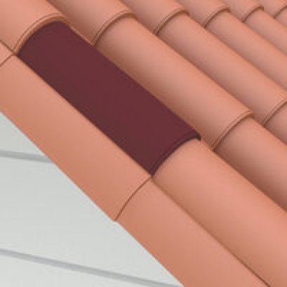 กระเบื้องจบลอน ดินเผา เอสซีจี รุ่นเทอราคอตตา สีพามิลล่า