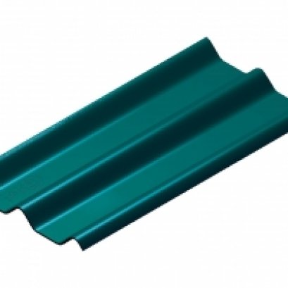 หลังคาไฟเบอร์ซีเมนต์ เอสซีจี รุ่น ลอนคู่ไฮบริด 50x150x0.55 เขียวสมุทร