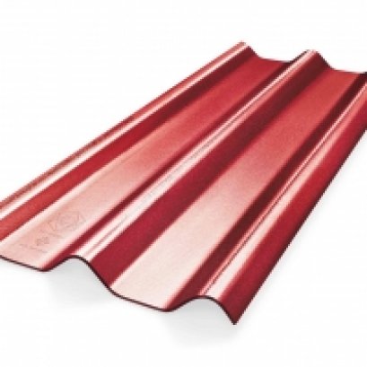 หลังคาไฟเบอร์ซีเมนต์ เอสซีจี รุ่น ลอนคู่ไฮบริด 50x150x0.55 แดงประกายมุก