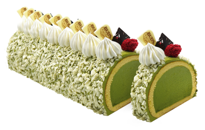 Bud's Ice Cream Cake Roll Green Tea (2 Lb.)