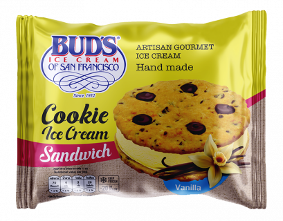 Bud's Cookie Ice Cream Sandwich (Vanilla)