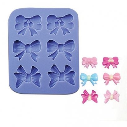 ซิลิโคนโมลรูปโบว์ 3 แบบ แบบคู่