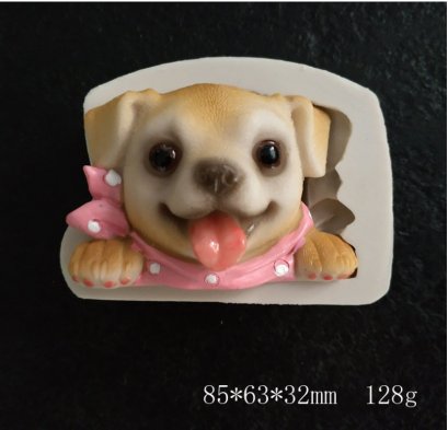 ซิลิโคนโมลรูปหมาแลบลิ้น