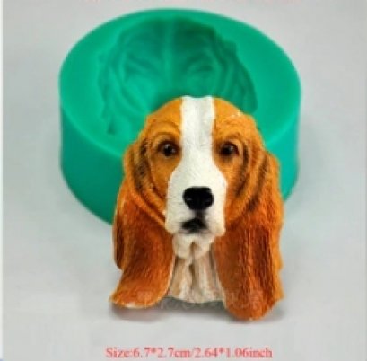 ซิลิโคนโมลรูปน้องหมาหูยาว