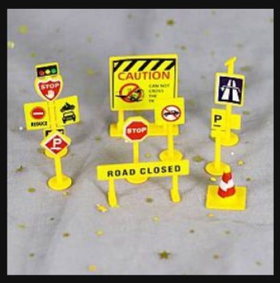 โมเดลป้ายจราจร