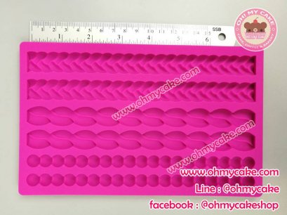 แม่พิมพ์ซิลิโคนลายเปีย ลายเม็ดมุก