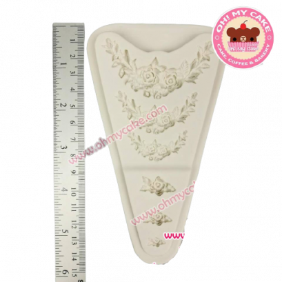 ซิลิโคนโมลดอกกุหลาบระย้า