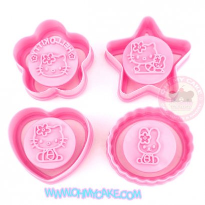 ตัวตัดรูปคิตตี้เซต 8 ชิ้น