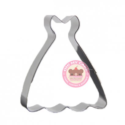 ตัวตัดสแตนเลสรูปชุดเจ้าสาว