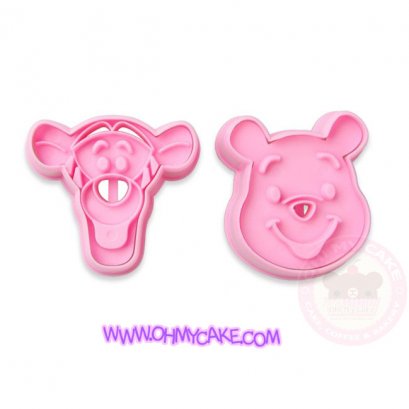 ตัวตัดรูปหมีพูห์กับทิกเกอร์