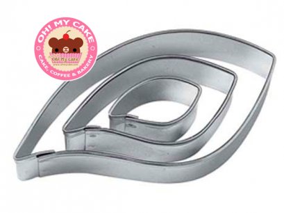 ตัวตัดสแตนเลสรูปใบไม้ 3 ขนาด