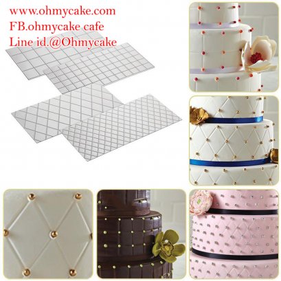 แผ่นพิมพ์ลายตาราง 4 แบบ