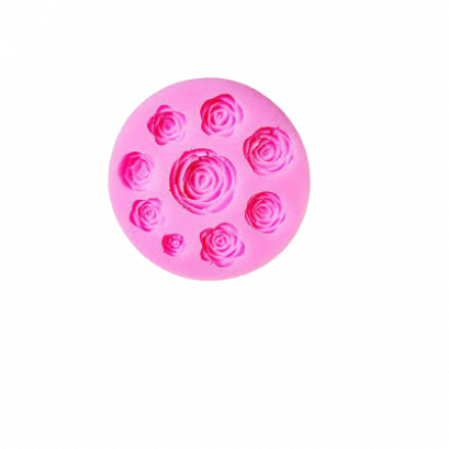 แม่พิมพ์ซิลิโคนรูปดอกกุหลาบ 9 ขนาด