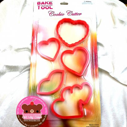 เซ็ทตัวตัดรูปหัวใจคละแบบ