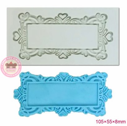 แม่พิมพ์ซิลิโคนกรอบรูปแบบวงสี่เหลี่ยม