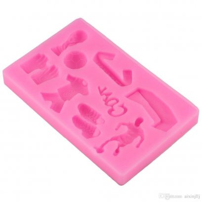 แม่พิมพ์ซิลิโคนของตกแต่งธีมฟุตบอล