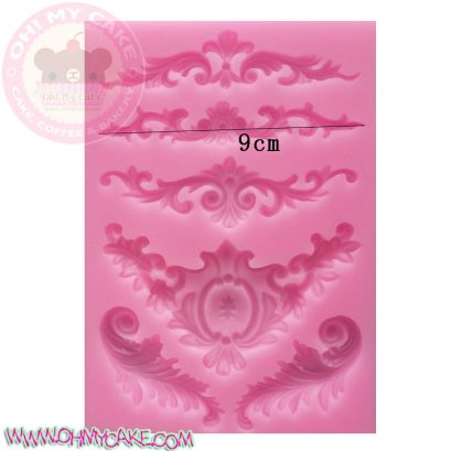 แม่พิมพ์ซิลิโคนลายหลุยส์เล็ก