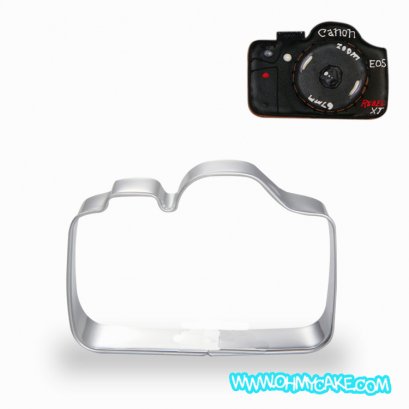 ตัวตัดสแตนเลสรูปกล้องถ่ายรูป