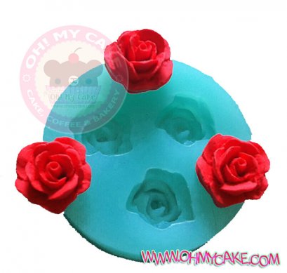 แม่พิมพ์ซิลิโคนรูปดอกกุหลาบเล็ก