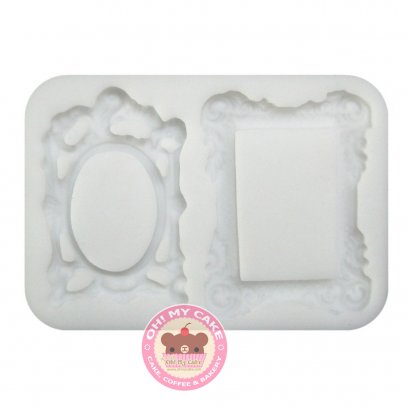 ซิลิโคนโมลกรอบรูป2แบบ