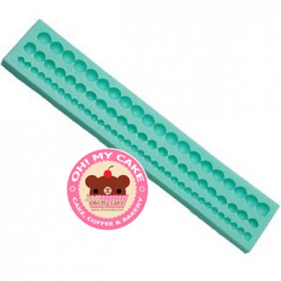 แม่พิมพ์ซิลิโคนขอบข้างรูปสร้อยไข่มุก